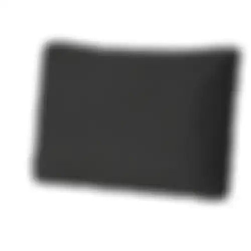 Rib black F115 lounge soft 60x40 rug