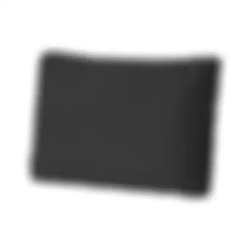 Rib black F115 lounge soft 73x40 rug