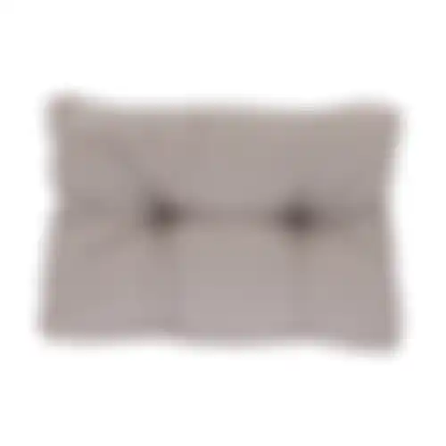 Basic taupe lounge rugkussen 73x40
