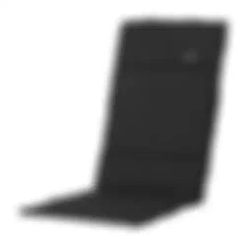 Rib black luxe fiber kussen 123x50