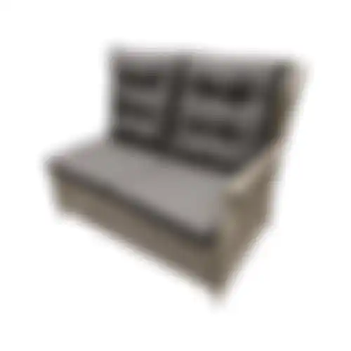 Bank 2-zit links Lupa willow grey