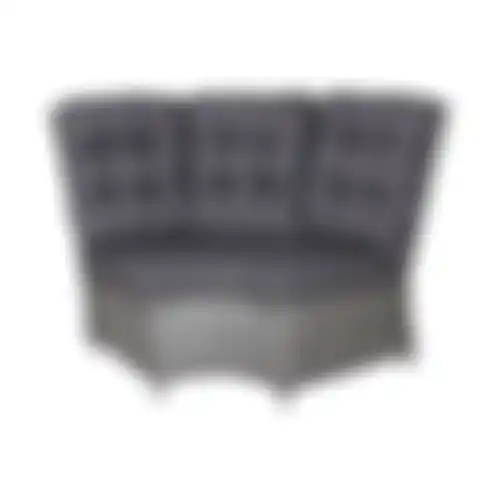 Bank hoek rond Sicura Willow Grey Bois le Duc