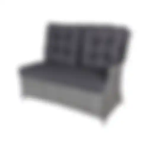 Bank 2-zit links Sicura Willow Grey Bois le Duc