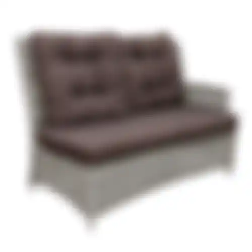Bank 2-zit L verst Aprano white grey