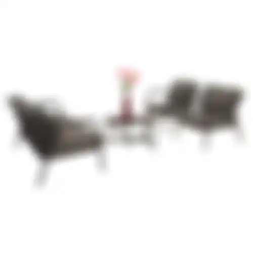 Loungeset Calanca antraciet + kussens