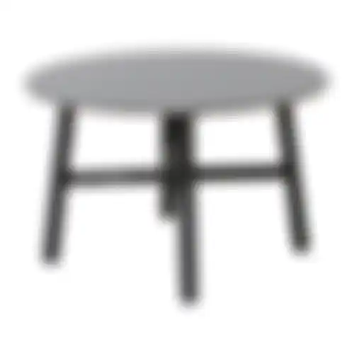Tafel bijzet Borno 60cm zwart