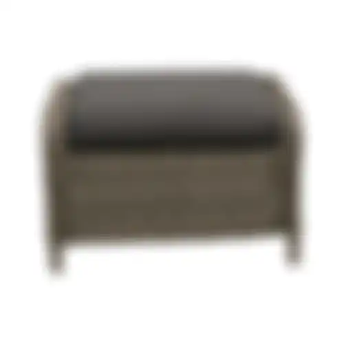Voetenbank Olvera willow grey + kussen