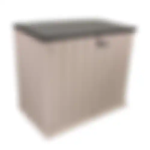 Tuinbox stora way XL warm grijs/antra