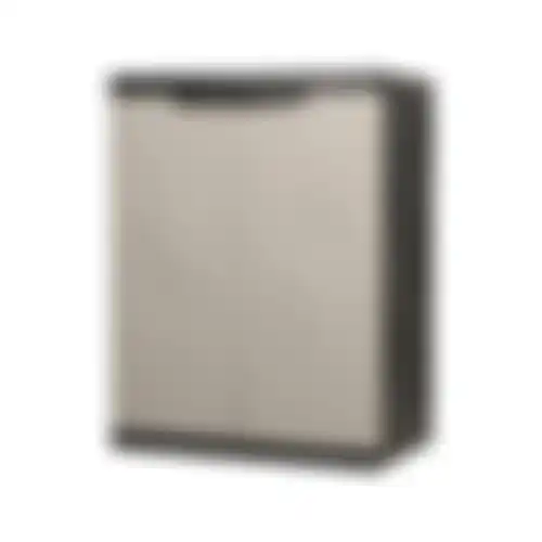 Kast bios midi 85cm zwart/grijs