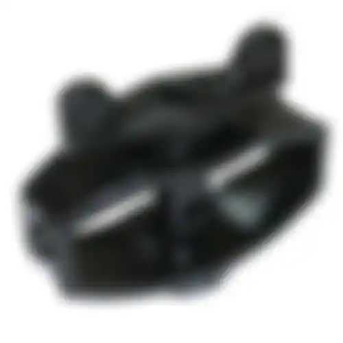 Spanner kunststof 2st zwart 20mm