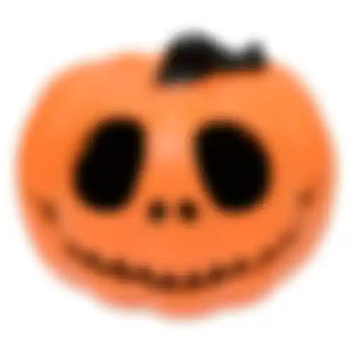 Pompoen Halloween met LED 15cm