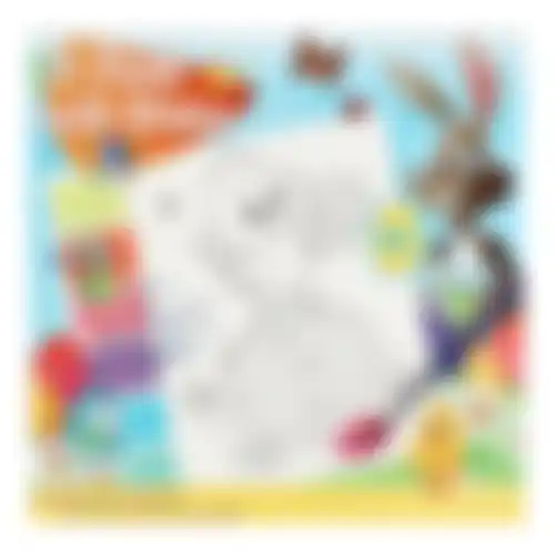 Verven met water 8p 20x20cm pasen