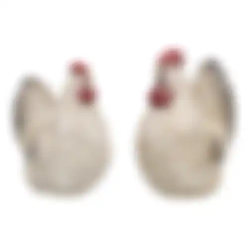 Haan hen bruin 12cm 2ass