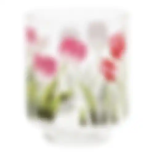 Theelicht glas tulp 11cm