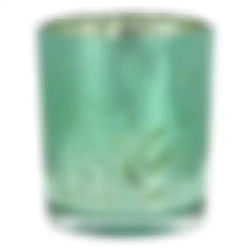 Theelicht glas konijn groen 10cm