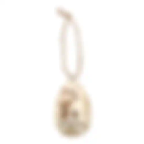 Hanger ei hout 8cm goud