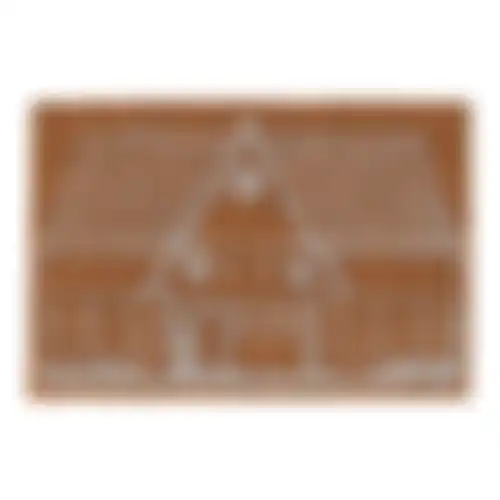 Deurmat kokos ginger home 60x40cm