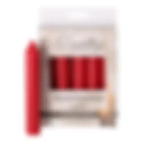 Kaars Diner 12 cm Rood 5 stuks O'malley