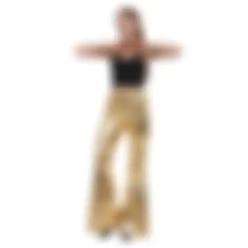 Broek flair goud