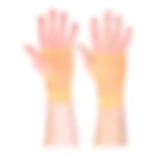 Handschoen visnet neon ass.