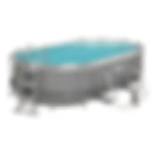 Zwembad power steel ovaal 427x250x100 +pomp BW