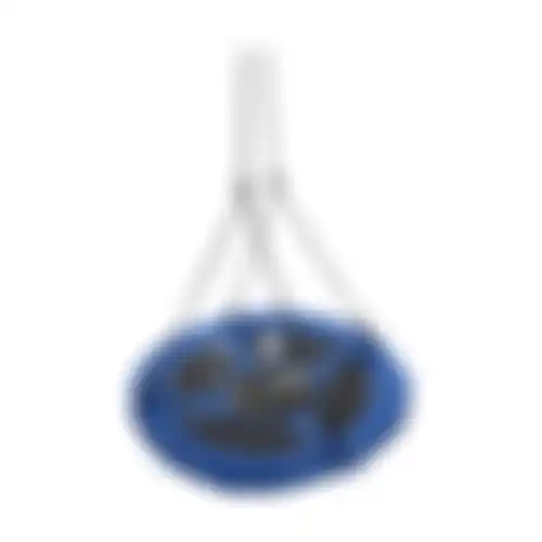 Schommelnet 95cm blauw/zwart
