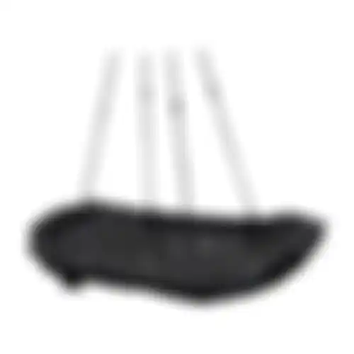 Schommelboot 140cm zwart