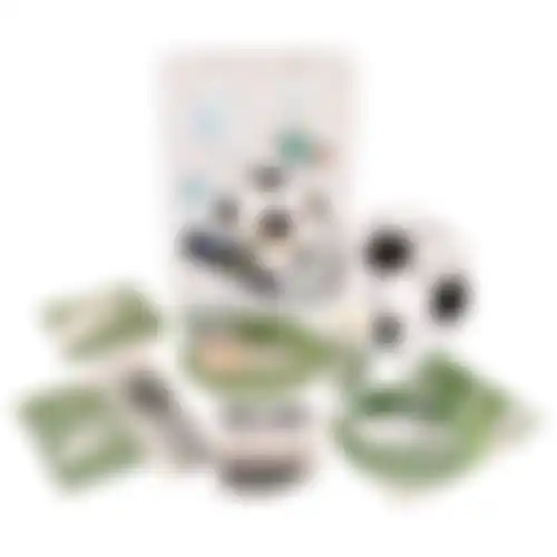 Bord 23cm 8st voetbal